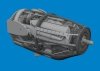 Eduard 6481036 P-38F/ G left engine PRINT TAMIYA 1/48